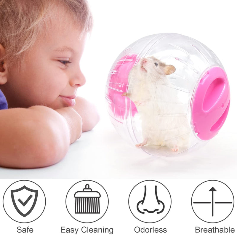 YAXIDAEVER 2 pieces jogging ball for small animals, hamster ball, toy hamster running ball for small animals, activity toy, fitness ball, pet sports - PawsPlanet Australia
