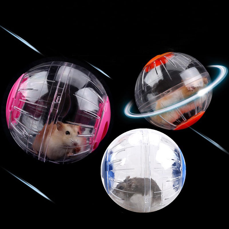 Hamster Run Ball, Hamster Ball, Hamster Wheel Exercise Ball, Hamster Running Ball, Hamster Ball Toy, Toy Hamster Running Ball, for Hamster Small Animals & Mice, Plastic (12 cm, Orange) - PawsPlanet Australia