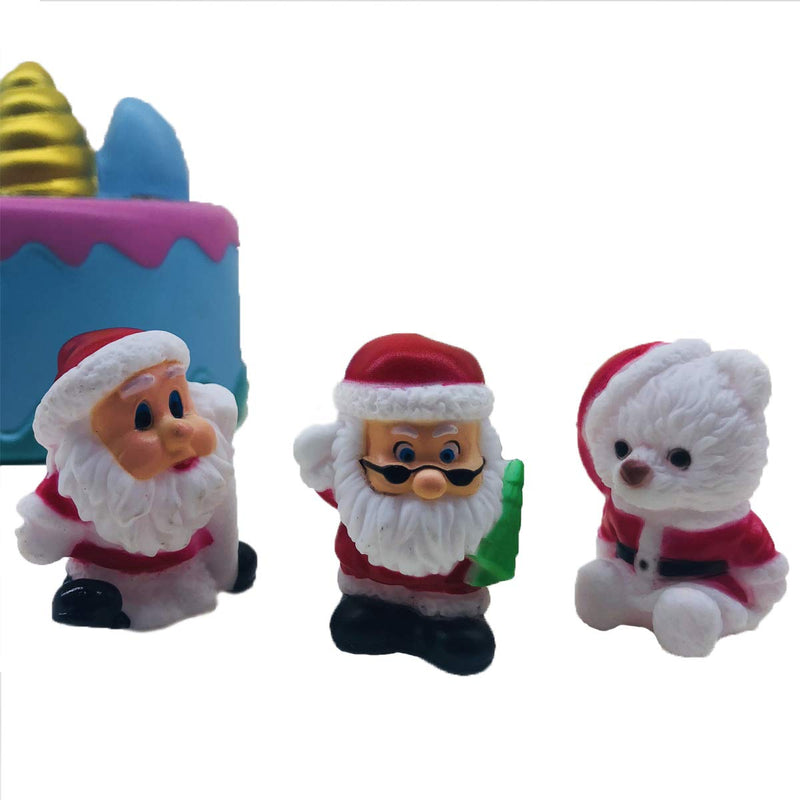 Santa Claus Cake Topper,Cake Toppers Picks for Kids Birthday Party, Baby Shower Cake Decorations (Santa Claus 10 pcs) Santa Claus 10 Pcs - PawsPlanet Australia