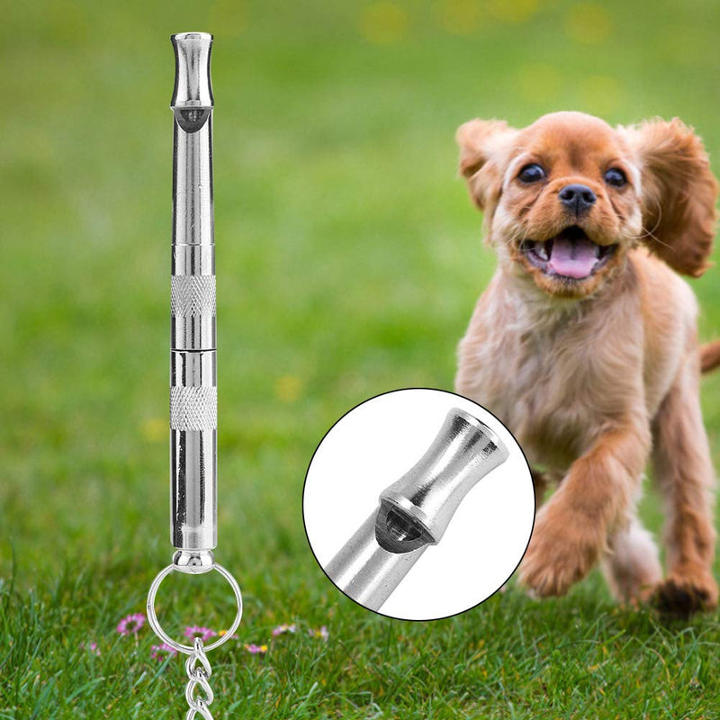 Nunafey Metal Pet Training Whistle, Silent Dog Sonic Whistle, for Dog Barking Control - PawsPlanet Australia