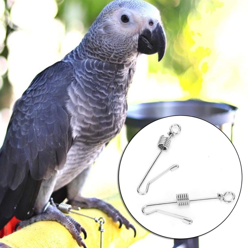 AMONIDA Small Parrots Foot Buckle Moving Parrots Leg Buckle Parrots Leg Buckle, Small Parrots Foot Ring Parrots Foot Buckle, for Pet Parrots(Increase) - PawsPlanet Australia