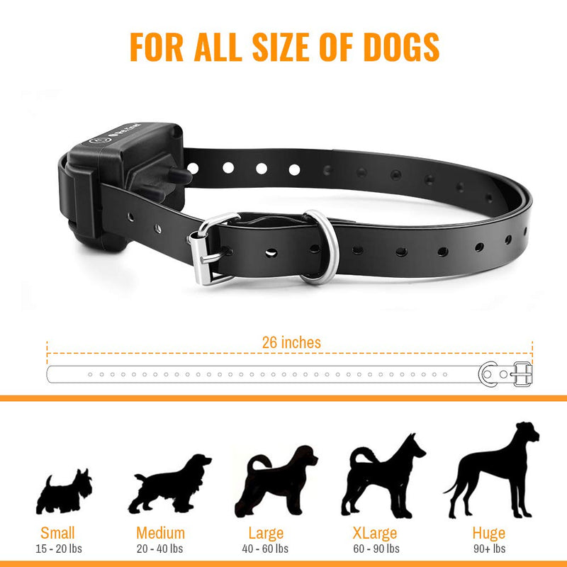 [Australia] - Petrainer Dog Training Collar with Remote - Advanced Rechargeable Shock Collar for Dogs, Wireless Indoor & Outdoor Invisible Fence System, Easy to Carry and Fits in Your Pocket, Waterproof Trainer 2 Collars 