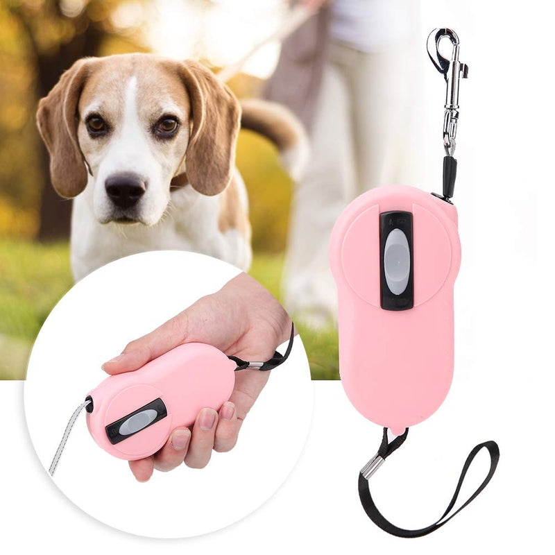 Retractable dog leash, high-performance dog leash, 360° tangle-free dog leash, one-hand brake, break, lock dog leash with non-slip handle, perfect for small dogs (pink). - PawsPlanet Australia