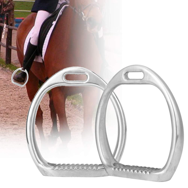 Pssopp 1Pair of Aluminum Kids Lightweight Stirrups Pad Equestrian Sports Horse Riding Saddle Children Stirrups for Saddle Safety - PawsPlanet Australia