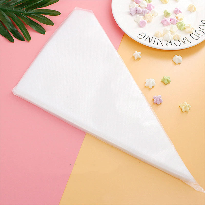 Disposable Icing Piping Bags Pastry Bags for Cookie and Cake Cupcake Decorations 100PCS (12 inch Thickened) 12 IN - PawsPlanet Australia