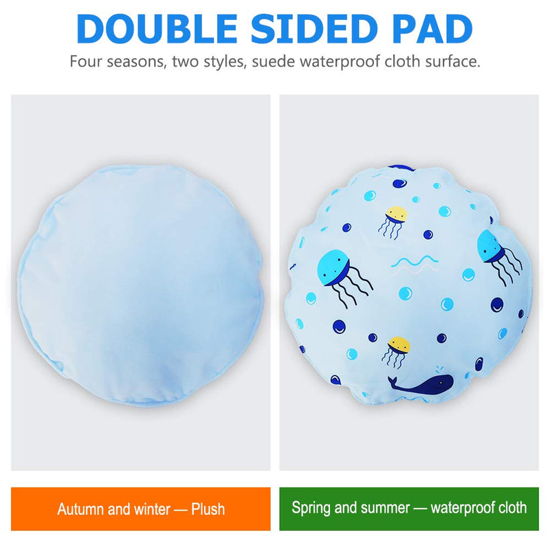 Small Animal Pet Bed,HOMEYA Cuddle Cup Hideout Bedding for Guinea Pig Rabbit Bunny Hamster Chinchilla Rat Hedgehog House Winter Habitat Cage Accessories Machine Washable Christmas Pet Gifts-Blue Blue - PawsPlanet Australia