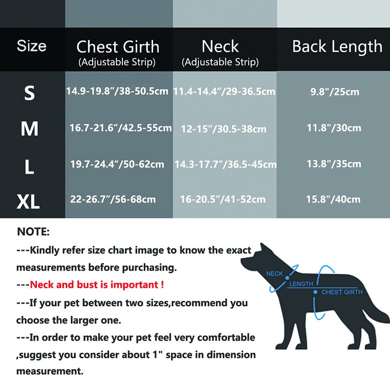 Dog Raincoat Poncho Dogs Rain Jacket Slicker Hooded with Breathable Lining Harness Hole Pet Water Proof Clothes for Small Dogs Puppies,Blue,Back Length 9.8 inch S: Bust 14.9-19.8",Neck 11.4-14.4 ",Back 9.8" Blue - PawsPlanet Australia