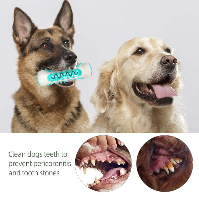 Safe Dog Chew Rope Toys for Small Middle Dog Dental Care, Natural Rubber Toy Bone Prevents Boredom and Relieves Stress - PawsPlanet Australia