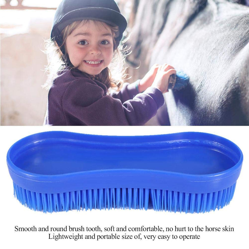 Pssopp Horse Grooming Brush Professional Equine Curry Comb Horse Cleaning Brushes Soft Touch Brush for Horse Grooming Care - PawsPlanet Australia