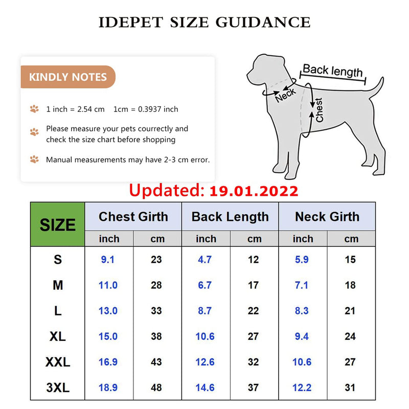 Idepet Dog Raincoat With Hood, Pet Dog Waterproof Coat Adjustable Lightweight Outdoor Rain Poncho Rain Gear Jumpsuit With Harness Hole (S, Apricot) S - PawsPlanet Australia