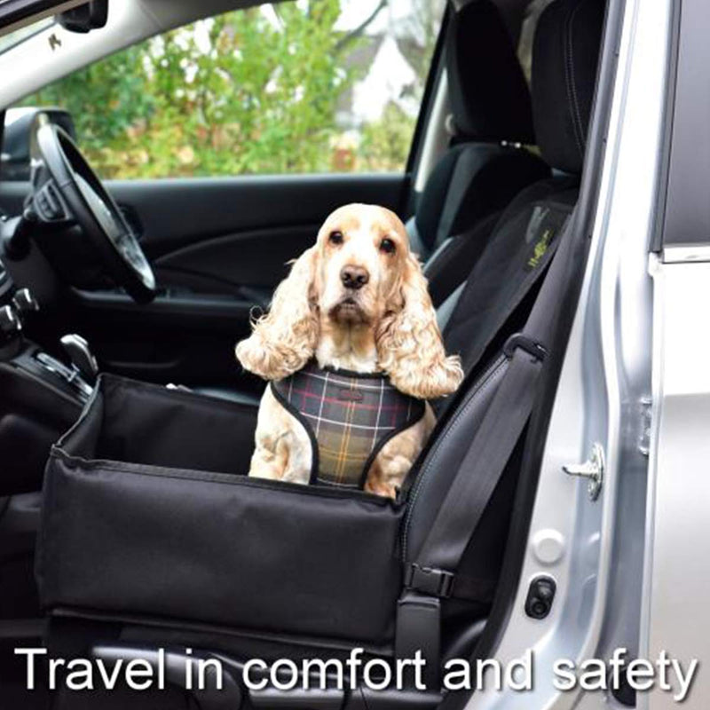 Dog Car Seat with Safety Harness Seat Belt - Pet Puppy Waterproof Travel Dog Car Seat Protector Cover Car Accessories - PawsPlanet Australia