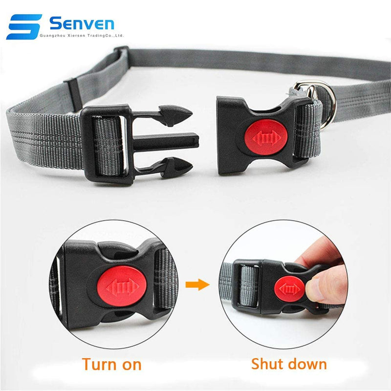 Senvenelec Jogging Dog Leash, Retractable Dog Leash, Adjustable Belt Carry Handle Running Bungee Dog Harness, Reflective Strap, Running, Walking, Hiking Hyena (Green, Gray and Grey) - PawsPlanet Australia