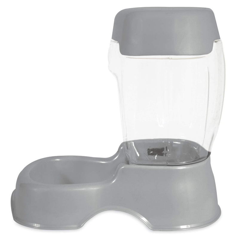 Petmate Pet Café Feeder 3 Lbs Pearl Silver - PawsPlanet Australia