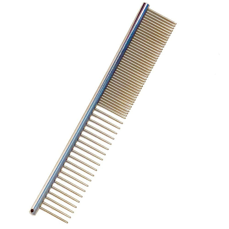 [Australia] - Premium Stainless Steel Metal Comb for Dogs and Cats | Detangler Grooming Brush for Pets with Short and Long Hair | Removes Knots, Tangles, Matted Fur and Knotted Hair 