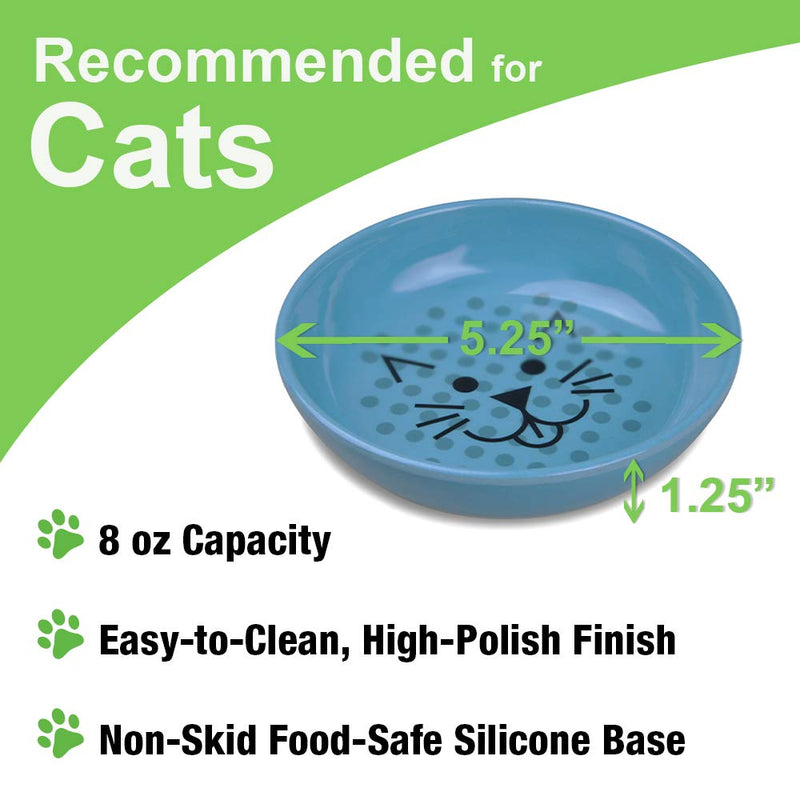 [Australia] - Van Ness ECOWARE Cat Dish VAN NESS ECOWARE CAT DISH 8 OZ. BLUE DISH 