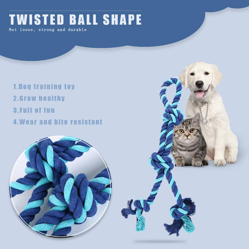 SENDILI Puppy Chew Toys - Dog Rope Toys Durable Dog Chew Training Toys Rope Tug for Aggressive Interactive Chewers - PawsPlanet Australia