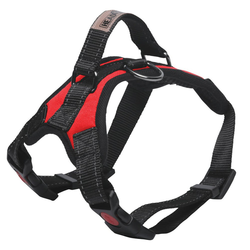 [Australia] - Head Tilt Adjustable Padded Dog Harness Small Red 