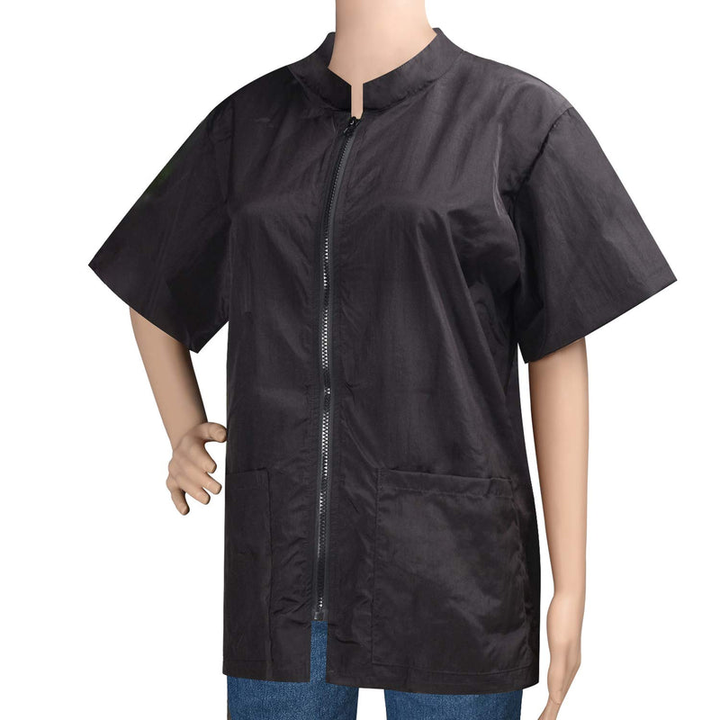 Noverlife Pet Grooming Jacket with Full Zipper, L Size, Anti-Static Smock for Dog Cat Beauty, Water Resistant Barber Apron Jacket for Hair Salon, Cosmetology Uniforms for Men and Women Large - PawsPlanet Australia
