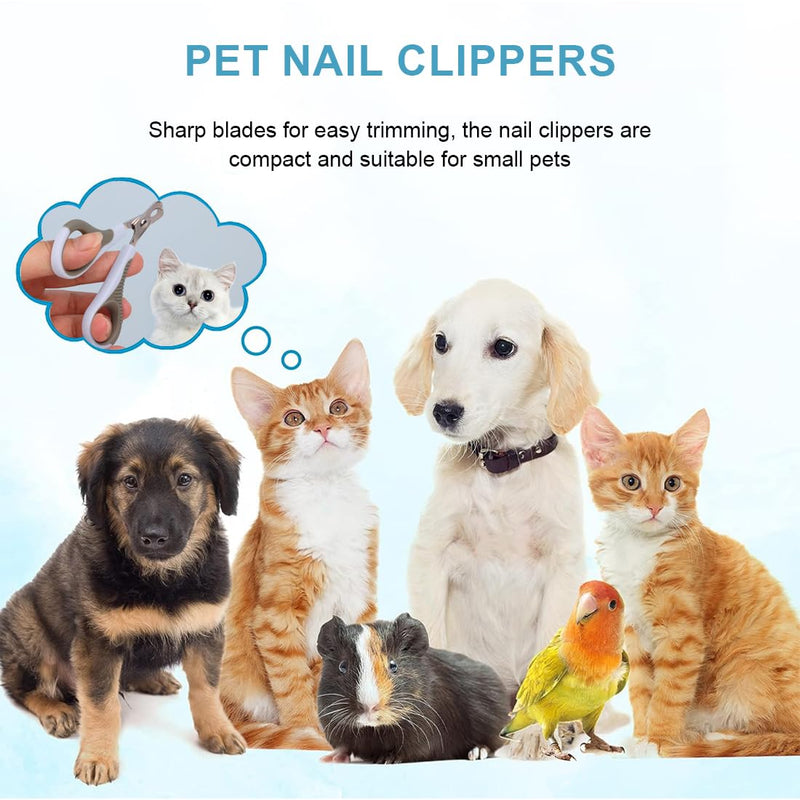JITNGA 1 Piece Pet Nail Scissors 11 x 6.5 cm for Medium and Small Pets Claw Care (Rose) - PawsPlanet Australia