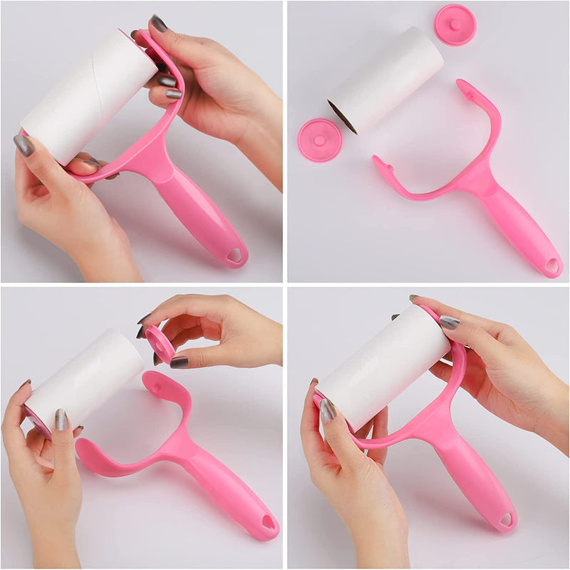 Vebetter Lint Roller, 200 Sheets Lint Roller for Animal Hair, Extra Sticky Lint Roller for Clothes, Sofa, Bed and Carpet, Lint Roller for Animals, Cat Hair, Dog Hair Dust, Lint, with Dispenser. - PawsPlanet Australia