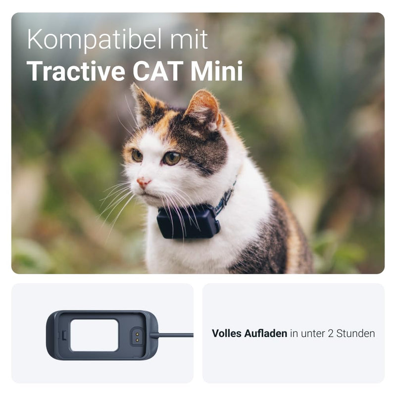 Tractive charger for the CAT Mini GPS tracker for cats (dark blue) Cat Mini - PawsPlanet Australia