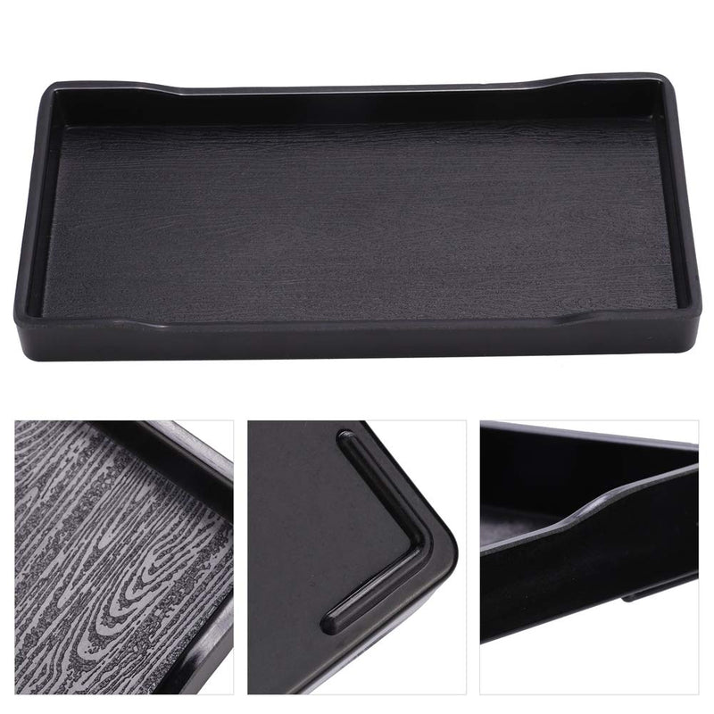 Reptile Bowl, Anti-Slip Square Food and Water Feeder Plastic Pets Feeding Plat Dish for Tortoise Lizard Chameleon Iguana 8.1x4.1x1 inch(Black) Black - PawsPlanet Australia