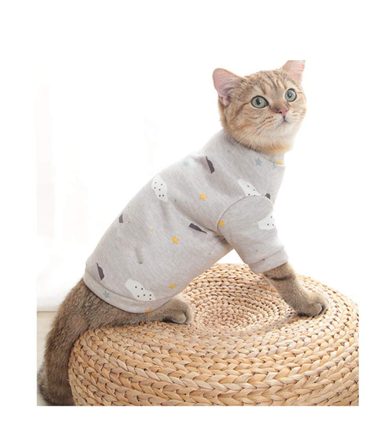 Cats Clothes- Dog Basic Coat Cute Cartoon Cotton Soft Jacket Pet Weather Clothes Outfit Outerwear for Small Dogs Cats Puppy Small Animals,Suitable for All Season - PawsPlanet Australia