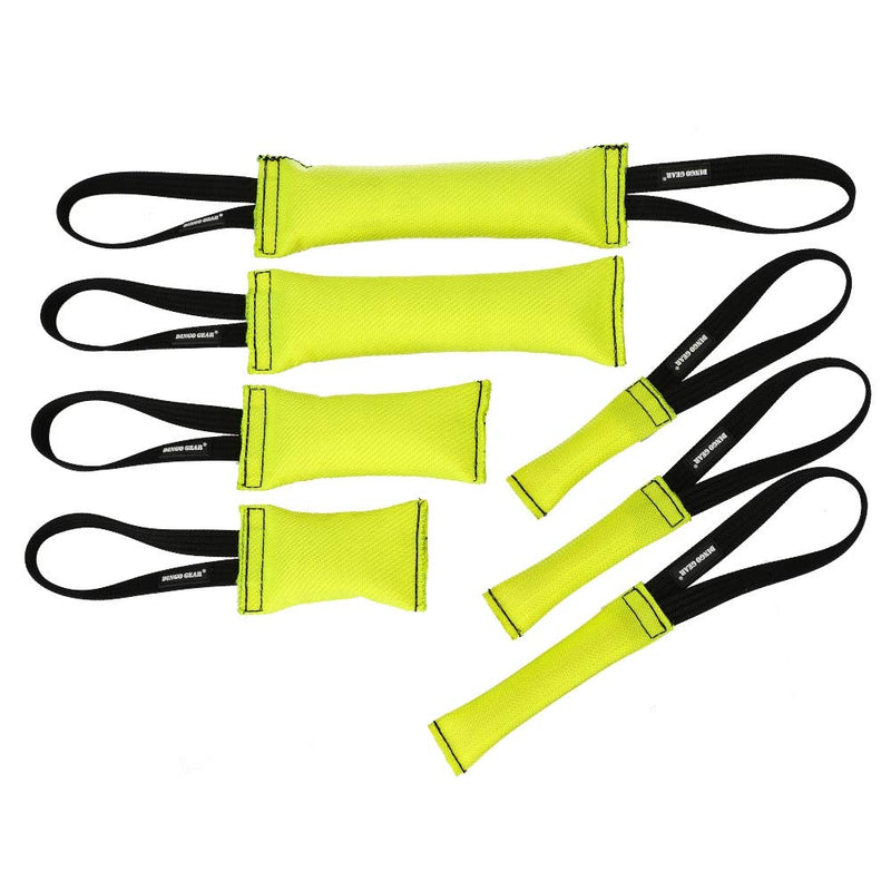 DINGO GEAR Firehose Bite Tug Strong Dog Toy, Yellow, 0.058 kg - PawsPlanet Australia