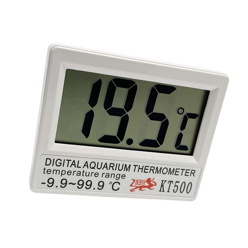 Aquarium Thermometer, Terrarium Water Temperature Digital Fish Tank Thermometer with Large LCD Display, Accurate Temperature Reading for Aquarium Terrarium Amphibians, Cordless Thermometer - PawsPlanet Australia