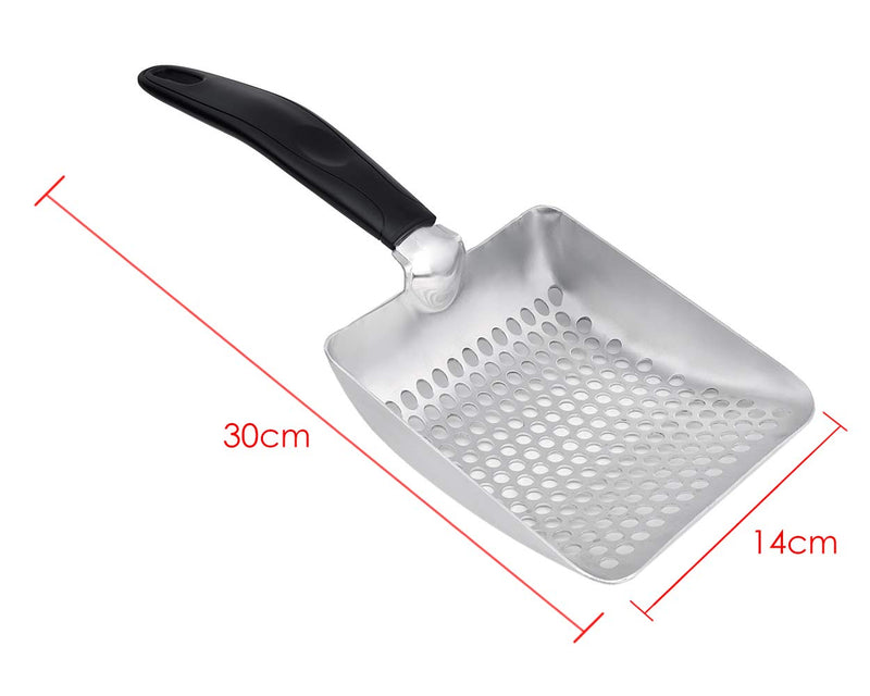 [Australia] - DS. DISTINCTIVE STYLE Cat Litter Scoop Deep Shovel Metal Sifter (Small Round Holes) 