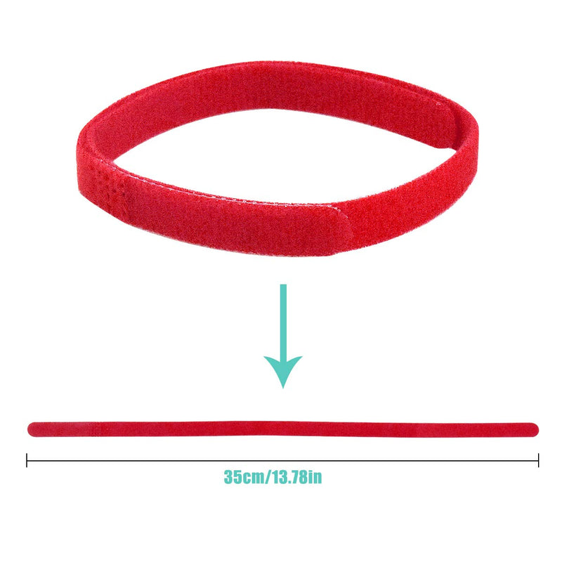 Cozlly Pack of 15 35 cm puppy collars for breeders, adjustable puppy ID collars, soft puppy kitten collars, small identification collars for newborn puppies kitten pets - PawsPlanet Australia