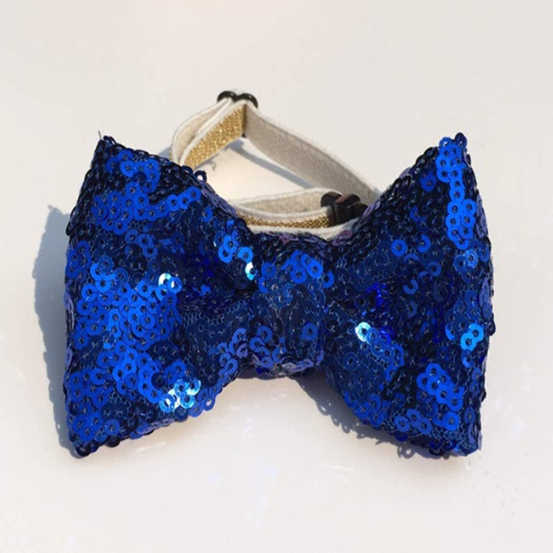 2 Pcs Dog Crown Hat Blue Cute Pet Bow Tie Pet Birthday Supplies Pet Hat Set for Pet Cute Decoration - PawsPlanet Australia