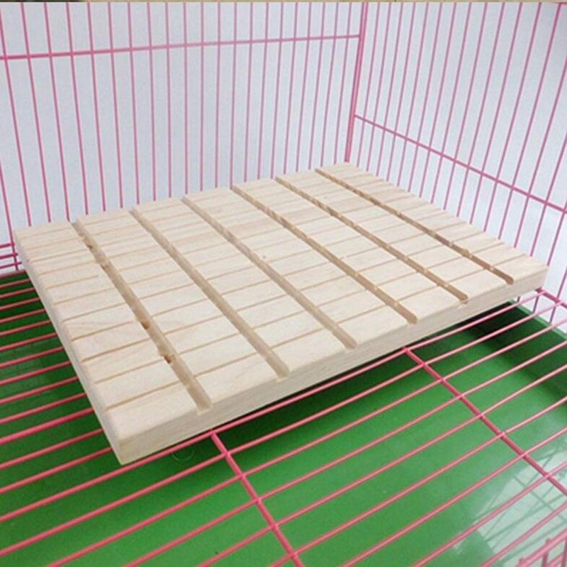 [Australia] - Hamiledyi Bunny Toys Rabbit Foot Pad Chinchilla Guinea Pig Scratching Wood Board 