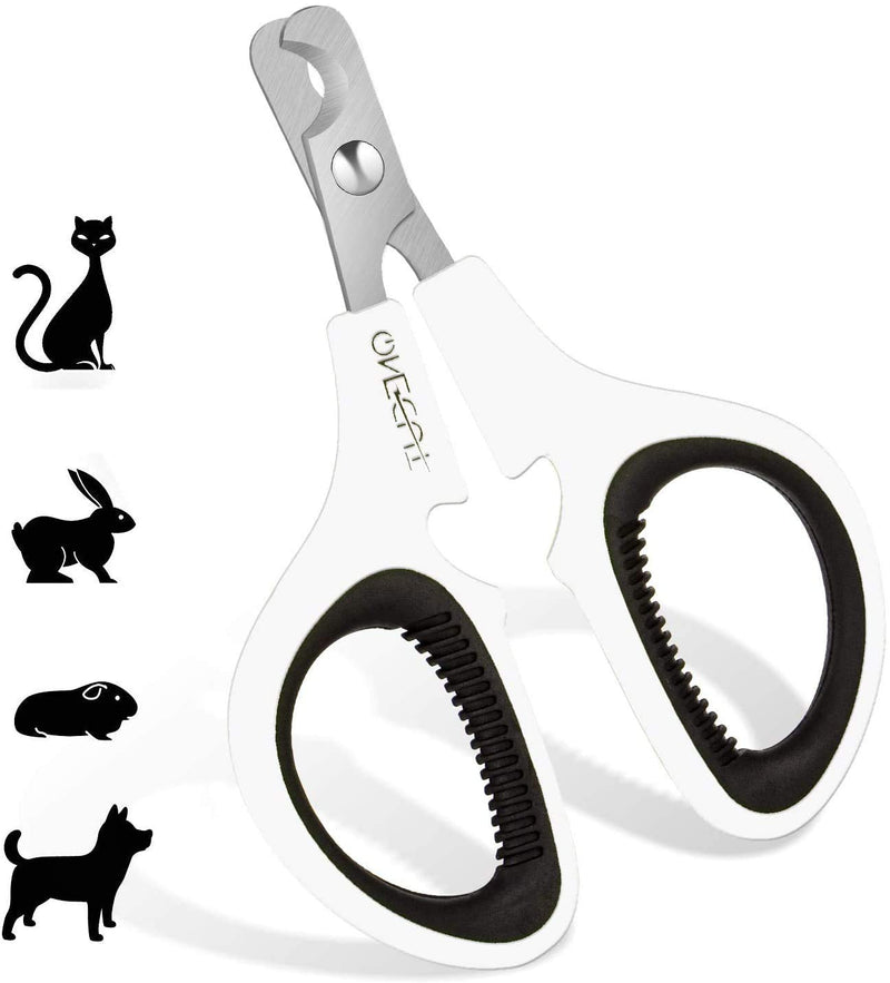 OneCut Pet Nail Clippers, Update Version Cat & Kitten Claw Nail Clippers for Trimming, Professional Pet Nail Clippers Best for a Cat, Puppy, Kitten & Small Dog Black - PawsPlanet Australia