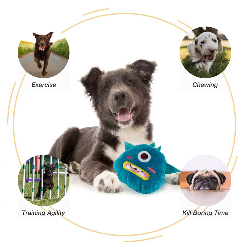 Namsan Dog Toy Plush Interactive Squeaky Automatic Ball Toys Electronic Shake Bounce Toys for Dogs - PawsPlanet Australia