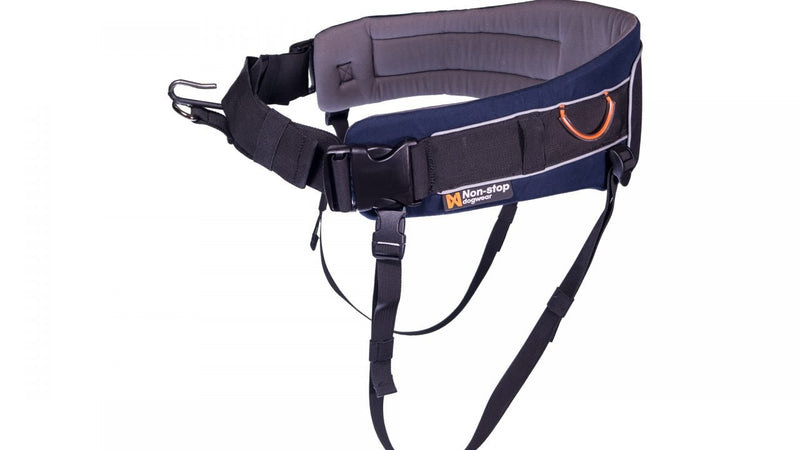 Non-stop Dogware Waist Belt, trekking belt for pulling a dog, running belt for training a dog and sport, blue, Unisex - PawsPlanet Australia
