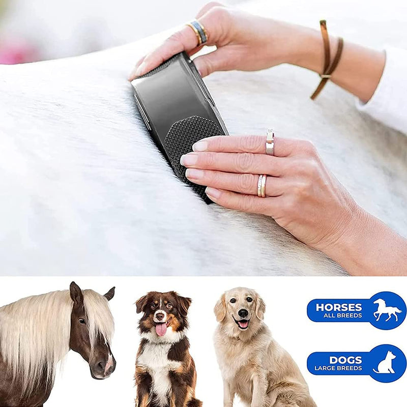 6 in 1 Horse Grooming Brushes, Horse Brushes for Grooming, Massage Comb for Horses, Pets, Horse Brushes for Cleaning and Massage for Grooming, Removing Loose Hair, Fur and Dirt - PawsPlanet Australia