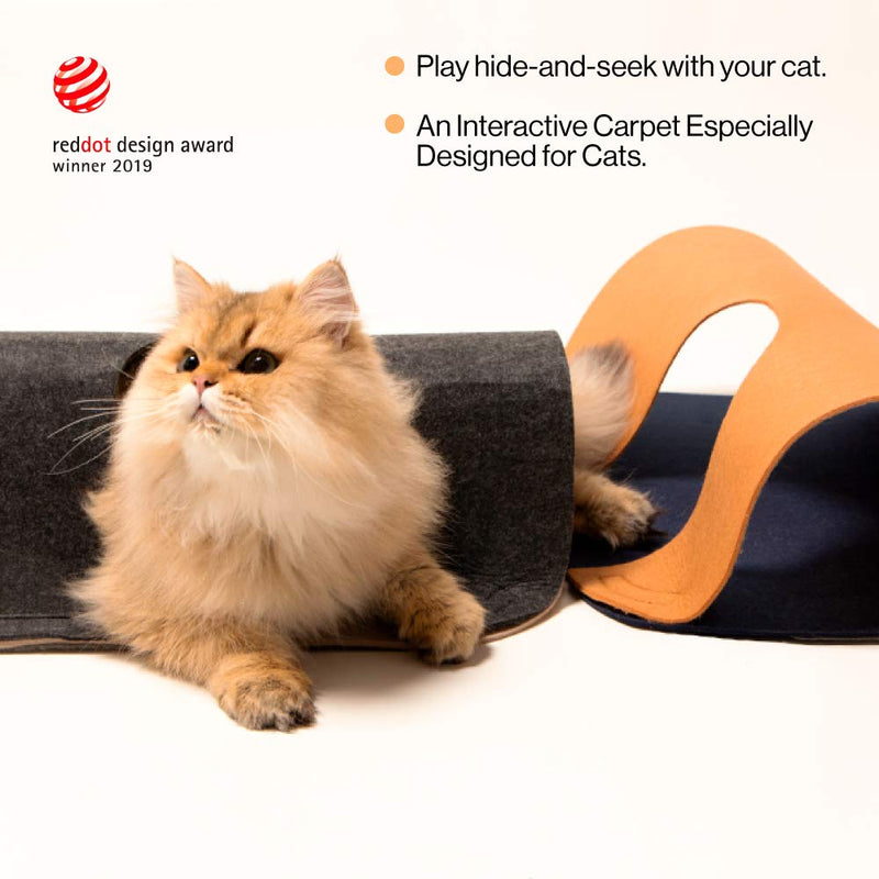 pidan Cat Tunnels for Indoor Cats Play Mat Cat Toy Activity Rug Toy Exercise Felt Material Random Combinations and Infinite Extension(2 PCS) - PawsPlanet Australia