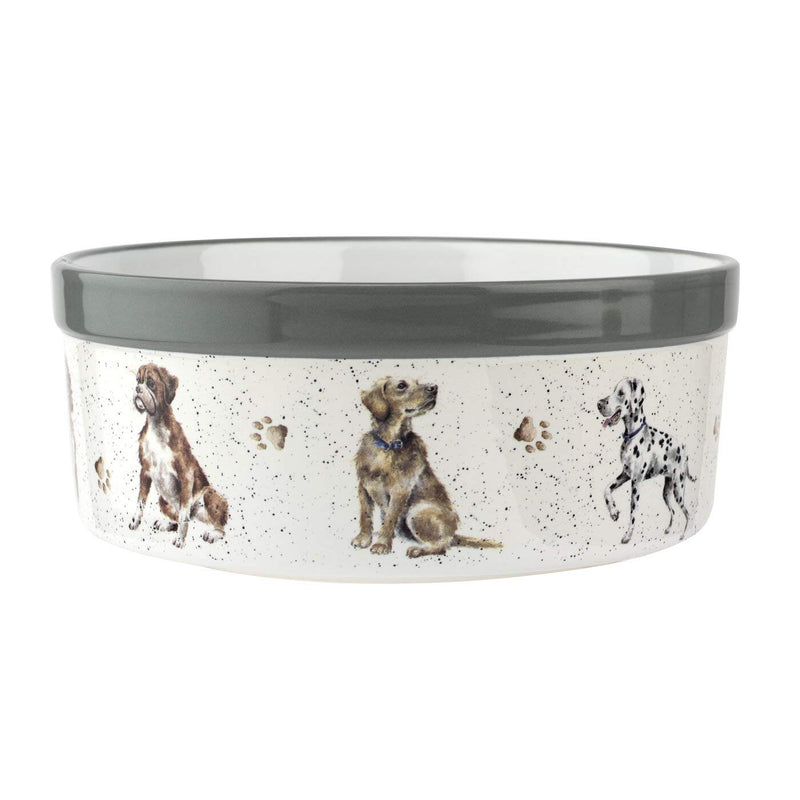 Portmeirion Home & Gifts WN4097-XL Dog Bowl, Ceramic, Multi Coloured - PawsPlanet Australia