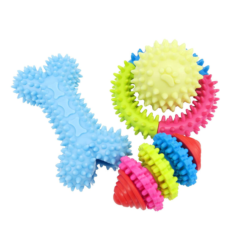 Winxuaole Dog Chew Toys for Teething and Playtime，15pack Multipack Puppy Chew Rope Toys ，Durable Ball and Squeaky Toy for Small Dogs - PawsPlanet Australia