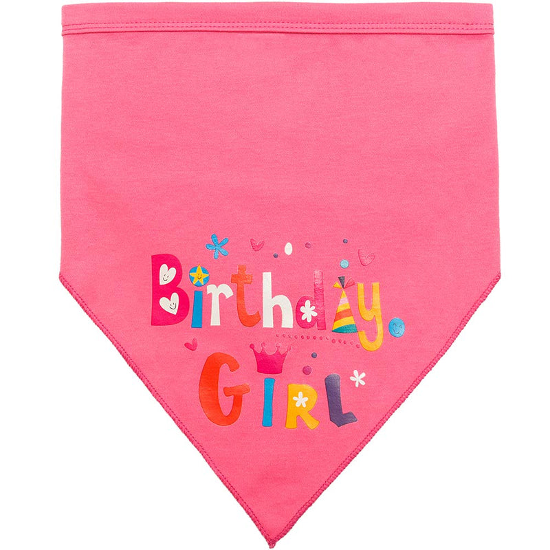 [Australia] - SCENEREAL Dog Birthday Bandana Girl - Birthday Party Supplies -Tutu Skirt Hat Scarf Set for Pet Puppy Cat Girl,Pink Outfit for Birthday Party Crown&Scarf&Skirt 