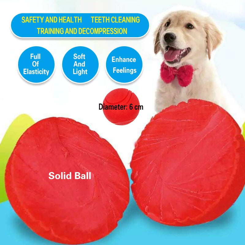 LANGYUAN Chew Toys Dog Toy FOUR-Piece Set Dog Voice Toy Ball Bite Molar Bone Training Bell Ball Frisbee TYPEB - PawsPlanet Australia