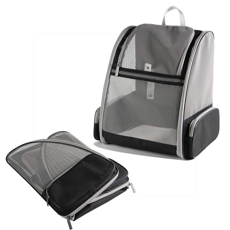 Cat Backpack Carrier, Full Ventilation Pet Carrier Backpack for Cats and Small Puppy, Airline Approved Cat Carrying Backpack for Travel and Hiking Black Ventilation Design - PawsPlanet Australia