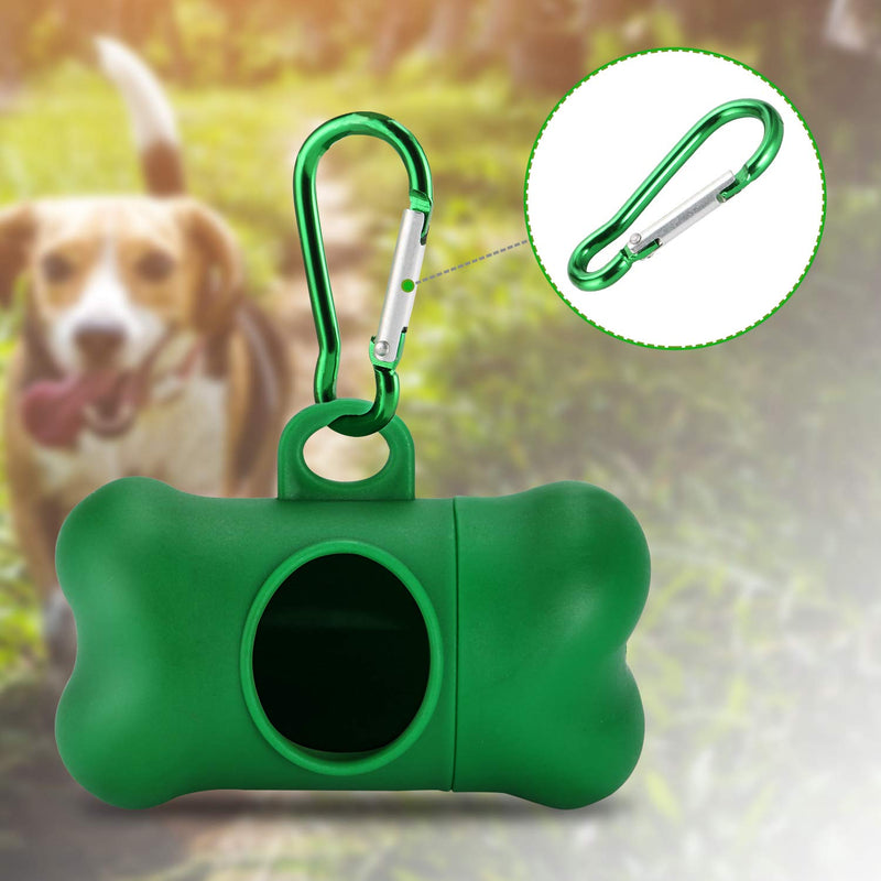 [Australia] - jie Rui Dog Poop Bags，with Dispenser and Leash Clip，100% Leak Proof，Extra Thick and Strong Pet Dog Waste Bags,8 Rolls/Pack (120 Rolls in Total) 