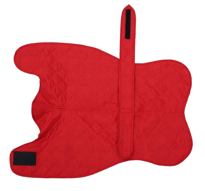 Morezi Dog Jacket, Dog Winter Coat with Warm Fleece Lining, Waterproof Dog Coat with Adjustable Bands For Greyhounds, Lurchers and Whippets - Red - XXXL - PawsPlanet Australia