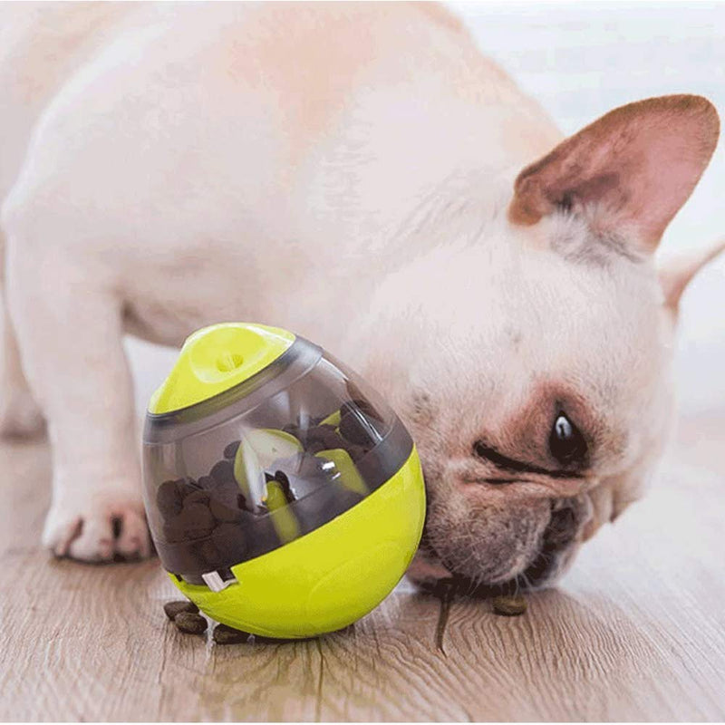 Treat Dispenser Dog Toy,Dog Treat Ball,Food Dispenser-IQ Treat Ball Interactive Feeder Dispensing Dog Toy for Dogs & Cats Funny Puzzle Food Ball - PawsPlanet Australia