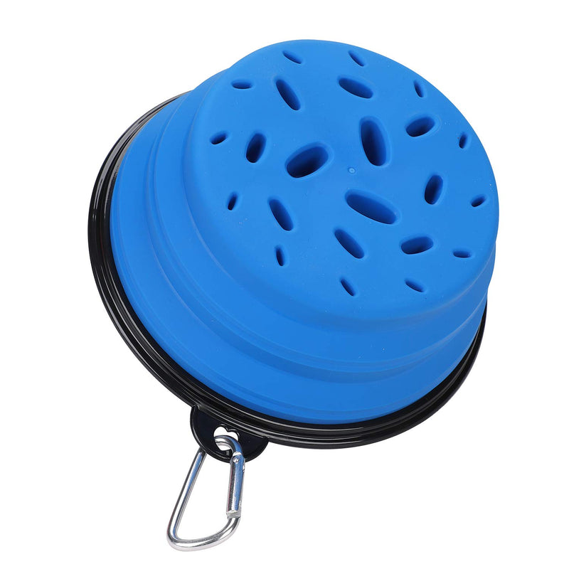 LONTG Slow Feeder Dog Bowl Slow Eating Dog Bowl Dog Slow Food Bowl Portable Dog Bowl with Hook Pet Bloat Stop Dog Bowl Interactive Puzzle Cat Bowl Pet Fun Feeder for Dogs Cats Puppies Blue - PawsPlanet Australia