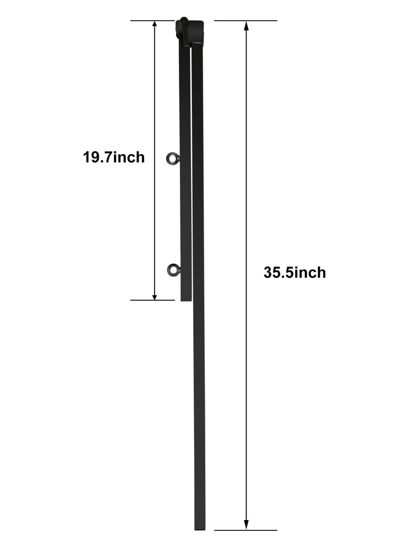 Foldable Pet Grooming arm with clamp for Large and Small Dogs - 35 inch Height Adjustable and Free Two No Sit Haunch Holder by Gravitis Pet Supplies (Black) Black - PawsPlanet Australia