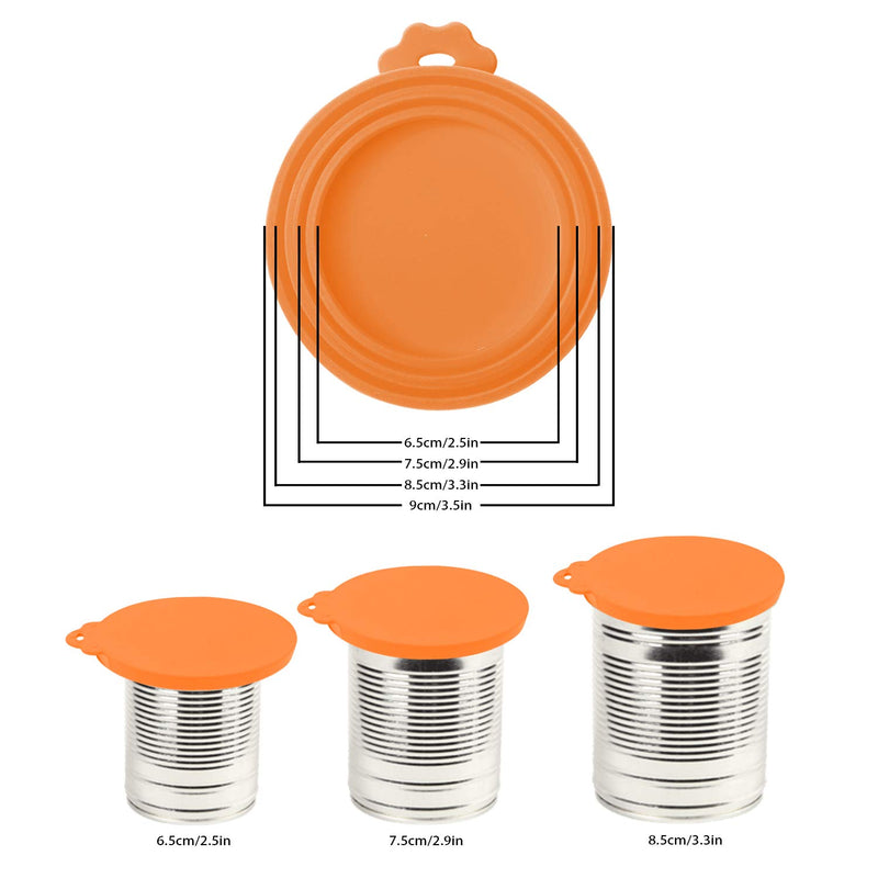 Can Lids Pet Food Can Lids,6 Pieces Universal BPA Free Silicone Can Lids Covers for Dog and Cat Food,One Can Lids Cover Fit Most Standard Size Canned Dog Cat Food - PawsPlanet Australia