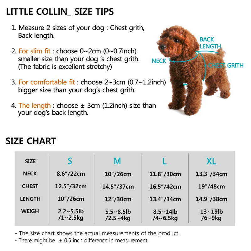 LITTLE COLLIN Dog Dot Pajama Jumpsuit Shirt for Premium Pet Clothes XL Charcoal - PawsPlanet Australia